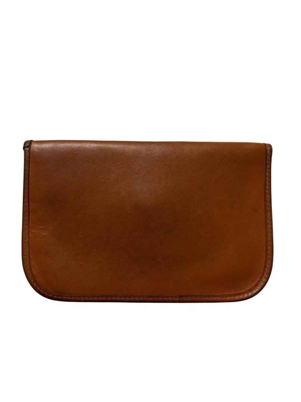 Vintage Michael Green Leather Envelope Clutch